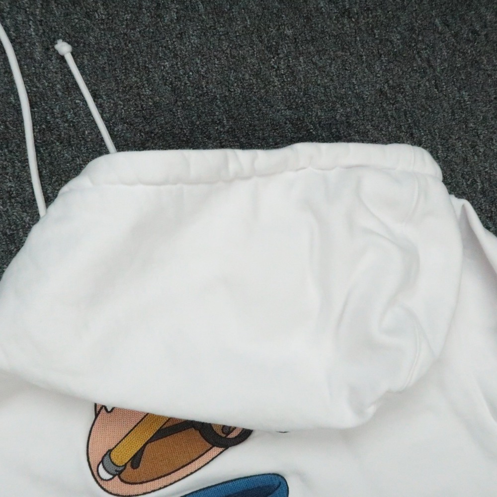 Kith Hoodie Mens XXL White Invisible Friends Graphic Pullover Hooded Heavyweight - Picture 7 of 11